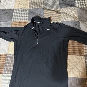 Nike Black Dri-FIT Quarter-Zip Top